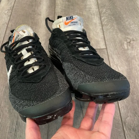 RARE nike air VaporMax FK 2017 black white - toestory.in display picture 2